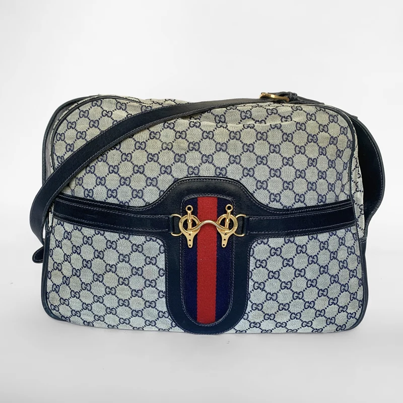 Gucci Reseaxelväska Monogram Canvas