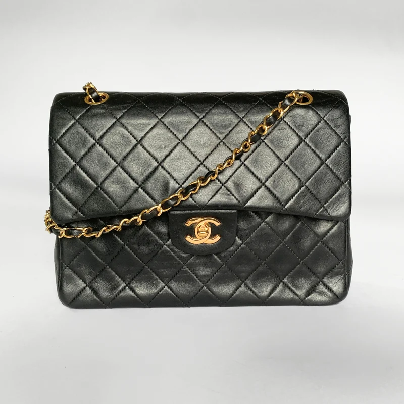 Chanel Classic Flap Bag Högt lammskinnsläder