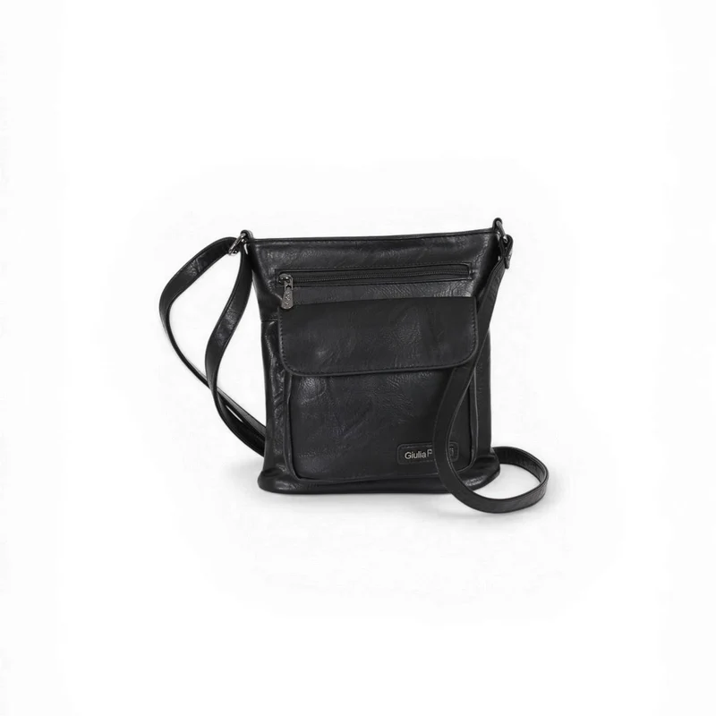 Giulia Pieralli Classic Topzipper Pocket Small Black
