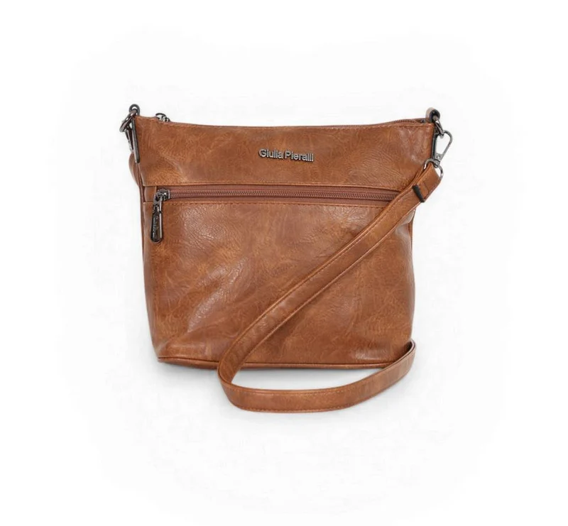 Giulia Pieralli Classic Small Bucket Shoulderbag Cognac