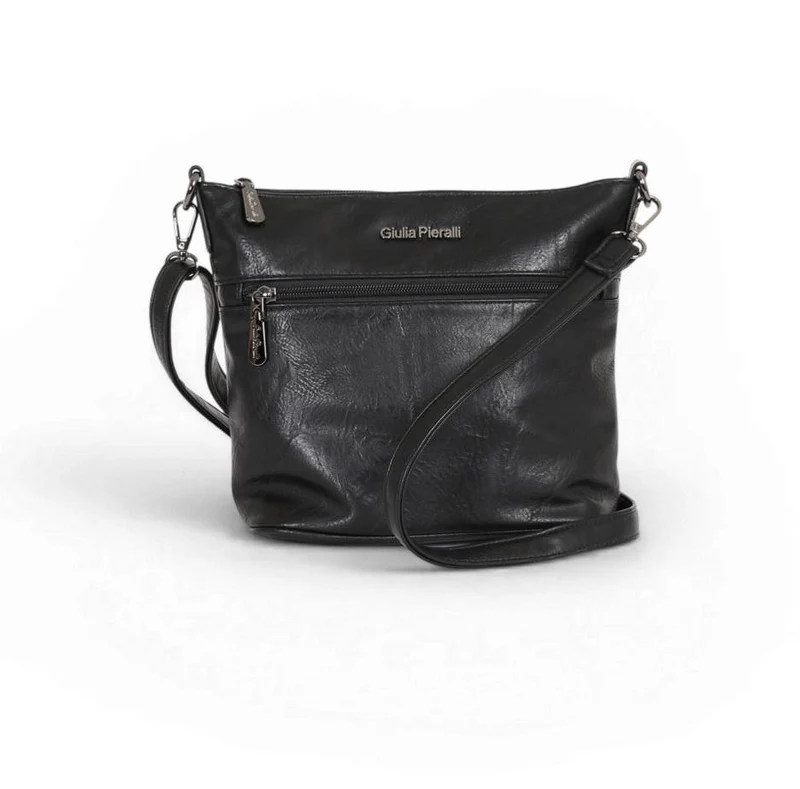 Giulia Pieralli Classic Small Bucket Shoulderbag Black