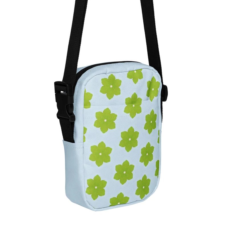 Crossbody Väska Piff Grönblom