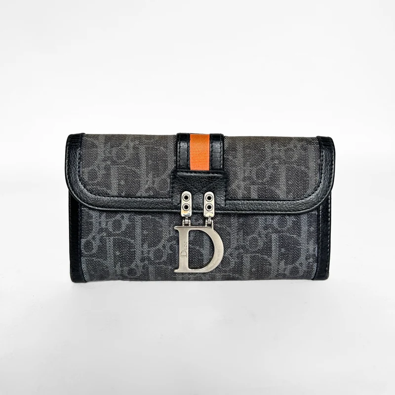 Dior Plånbok Sned Canvas