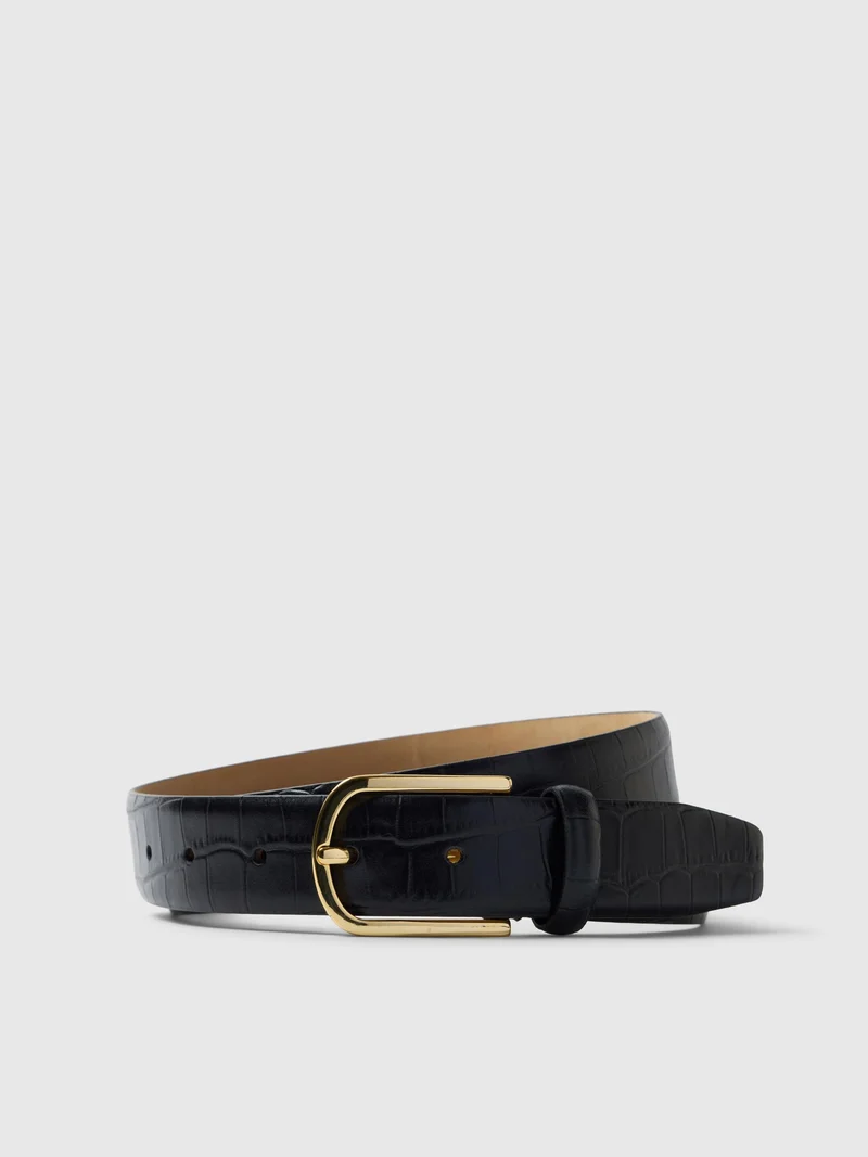 Läderbälte Iona, black