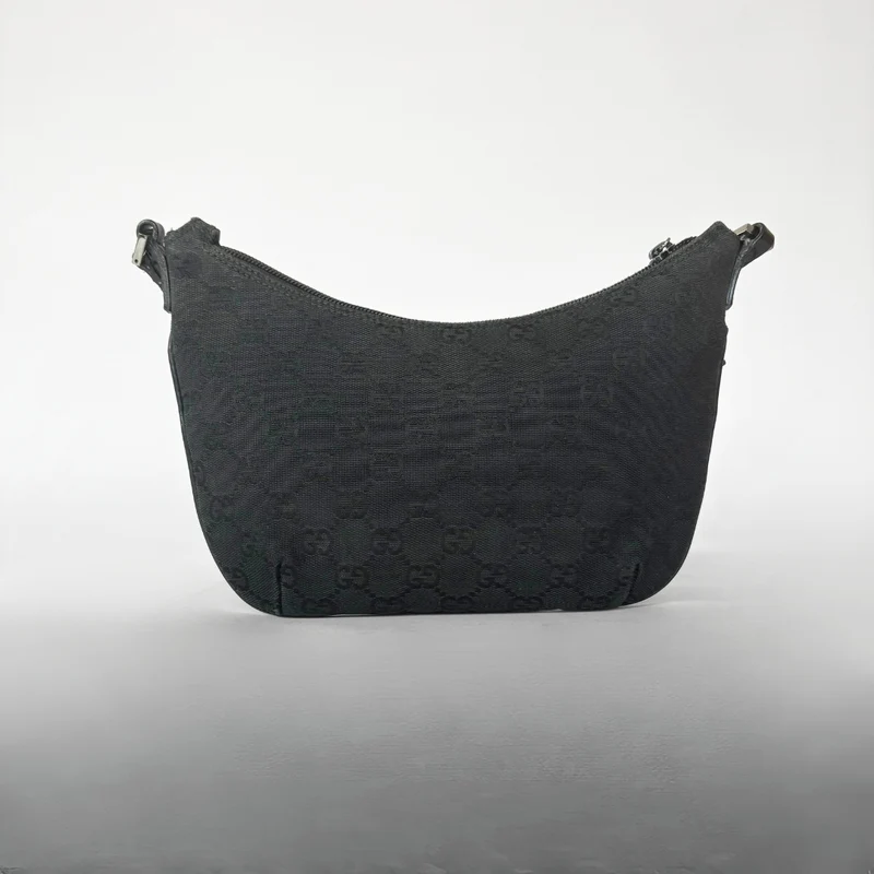 Gucci Axelväska Svart Canvas