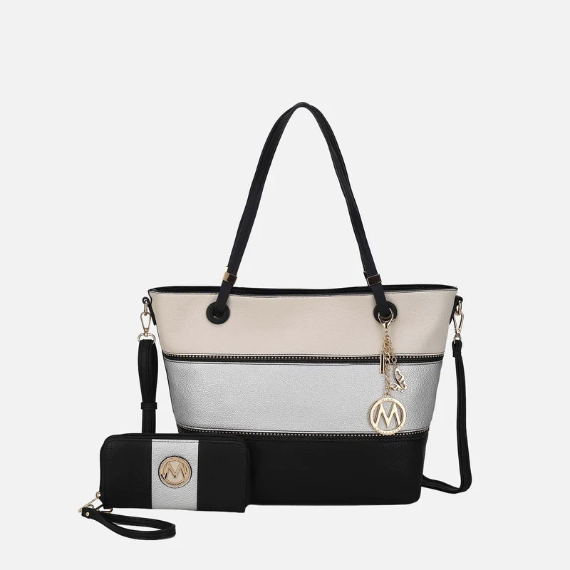 Vallie Tote Bag and Wallet set