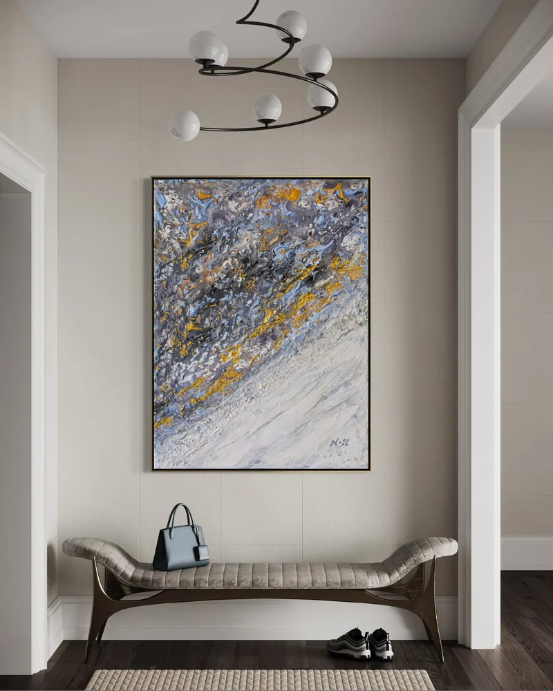 Canvas Print "Glimmering Sea Passage"| Svensk Kust Väggkonst