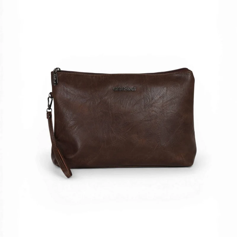 Giulia Pieralli Classic Toiletbag Large Coffe