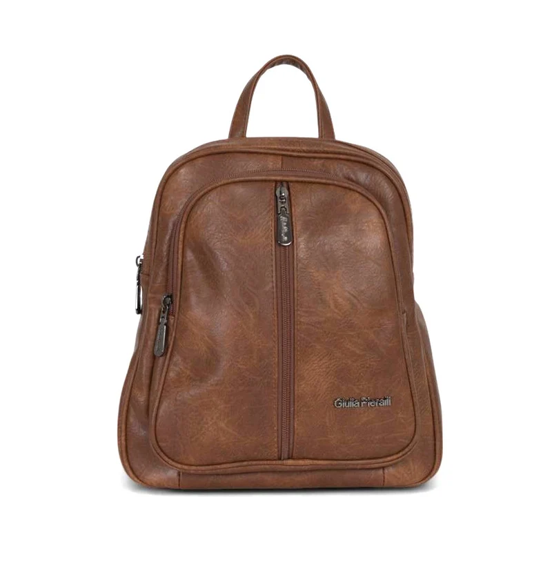 Giulia Pieralli Classic Backpack Medium Cognac