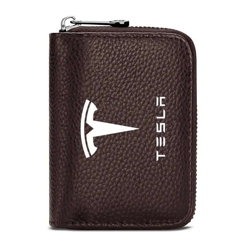 Kortplånbok med stor kapacitet och logotyp - Tesla presentserie