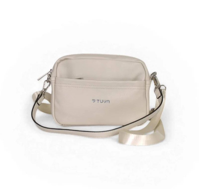 Tuva Collection Wide Shoulderbag Beige