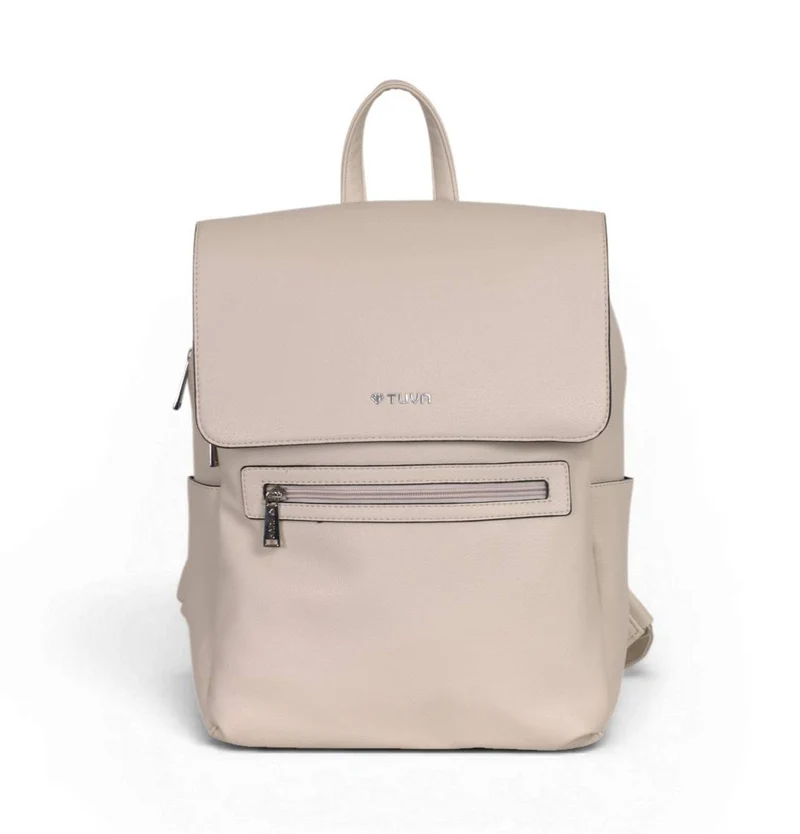Tuva Collection Laptop Backpack Beige