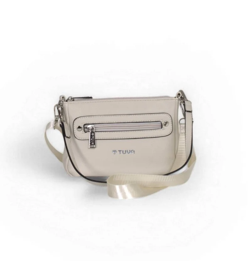 Tuva Collection Small Crossbody Beige