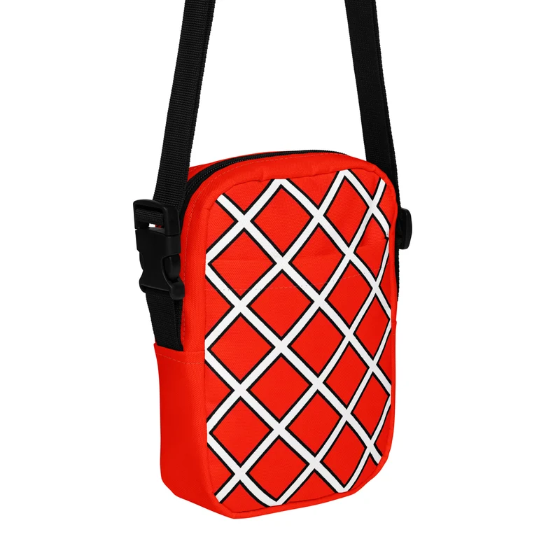 Crossbody Väska Piet Ruta röd