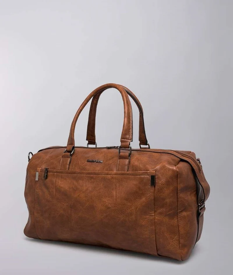 Giulia Pieralli Classic Weekendbag Large Cognac