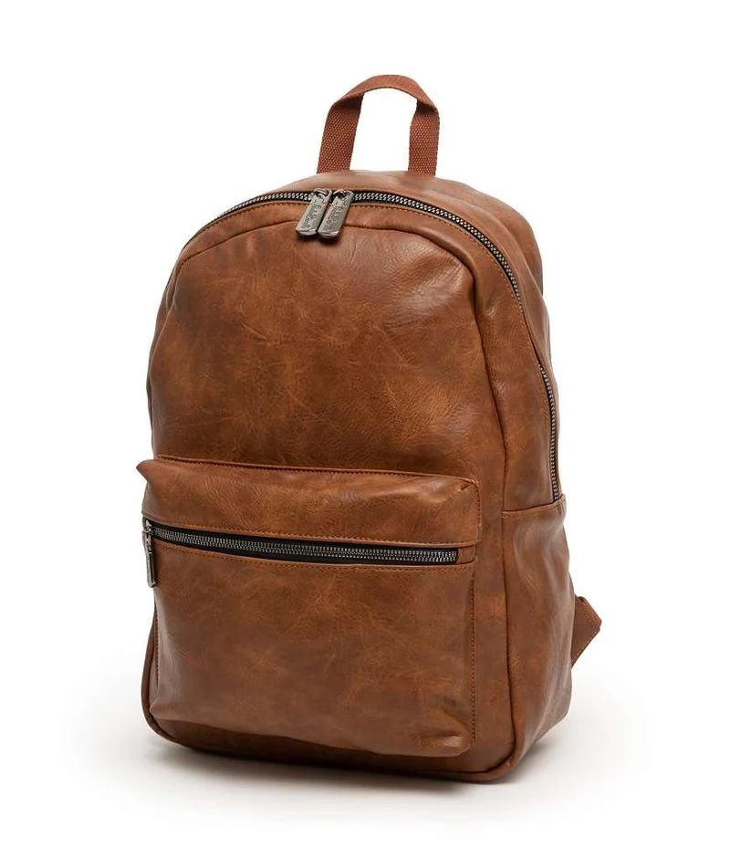 Giulia Pieralli Classic Laptop Backpack Unisex Cognac