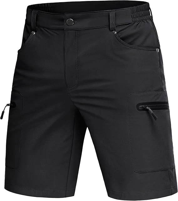 Men's Hiking Cargo Shorts 10" Lightweight Outdoor Work Shorts for Men Travel Casual with 5 Pockets