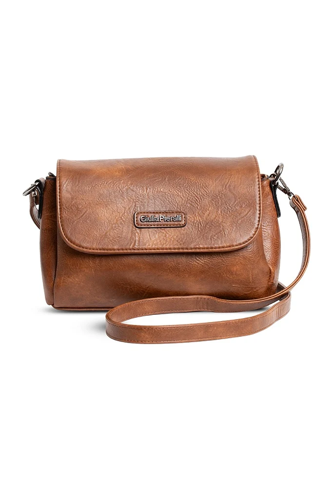GP Classic Britney Flapbag Cognac