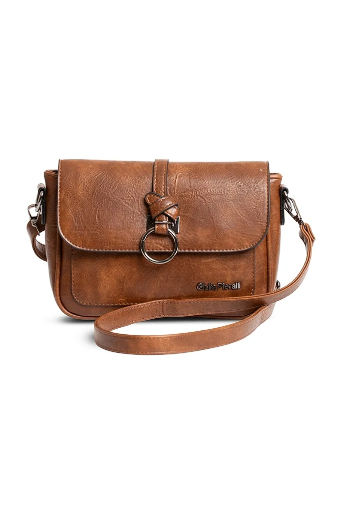 GP Classic Lilliane Flapbag Cognac