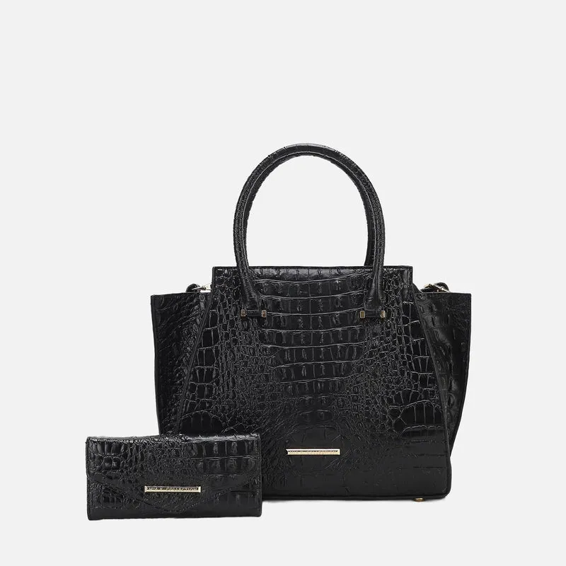 Viridiana Croc Tote Bag and Set