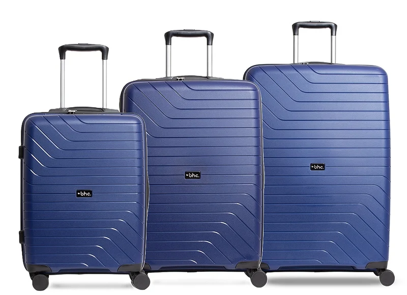 BHC PP Luggage Malaga 3-set Dark Blue