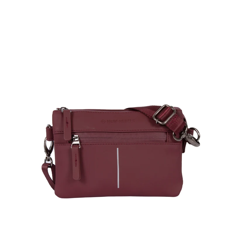 New Rebels Linde Jersey City Shoulderbag Small Burgundy