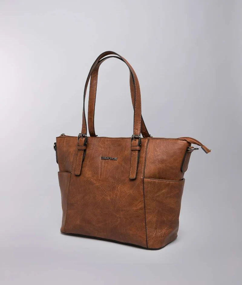 Giulia Pieralli Classic Totebag Cognac