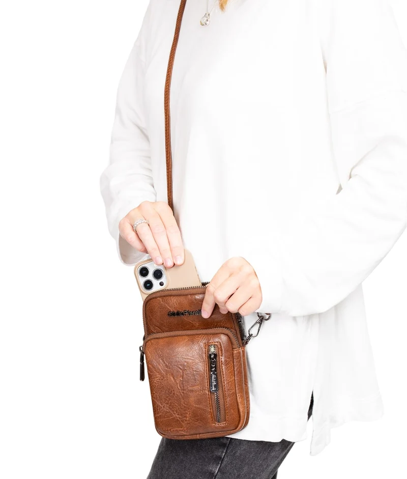 Giulia Pieralli Classic Citybag Cognac