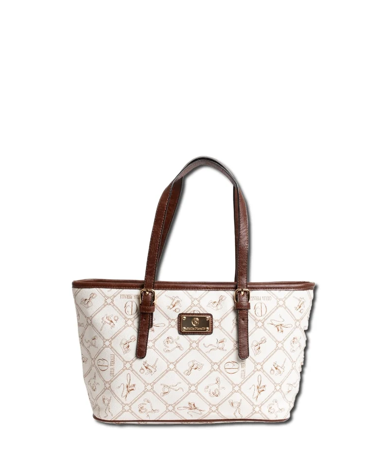 Giulia Pieralli Logo Totebag Small Beigebrown