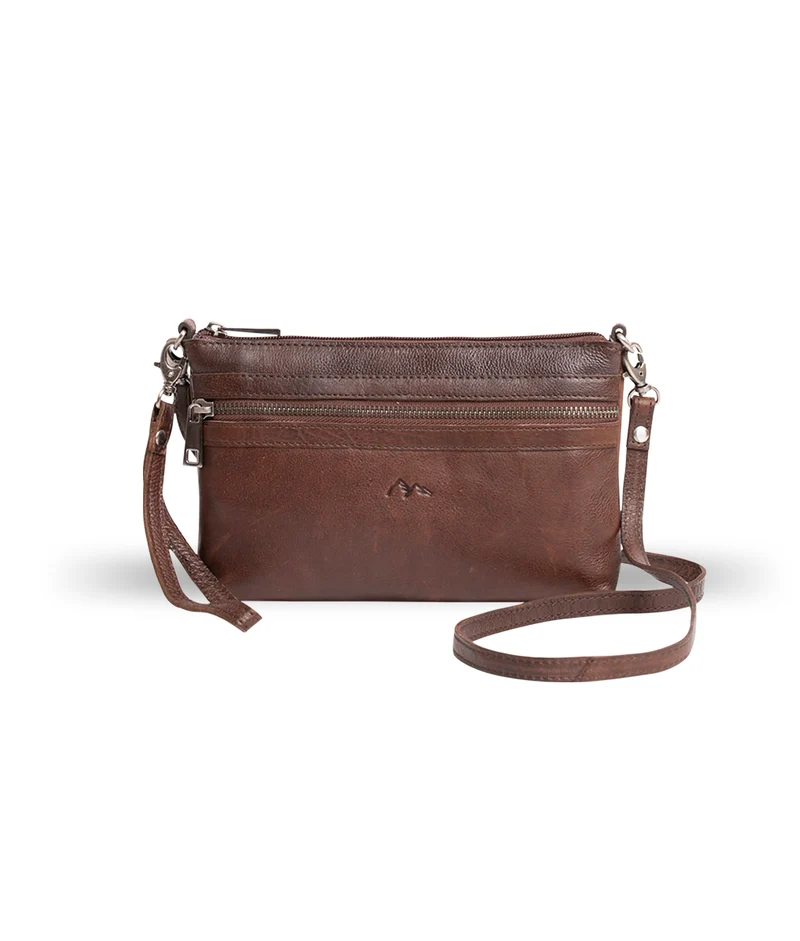 BHC Tiramisu Clutch Crossbody Brown