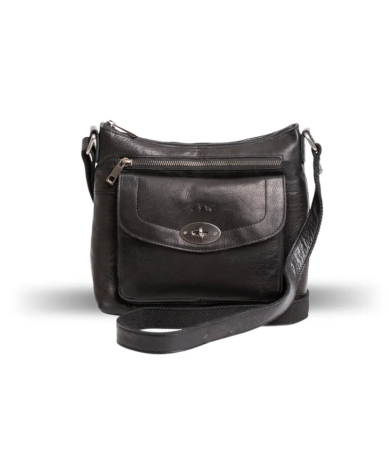 BHC Tiramisu U-shaped Crossbody Black