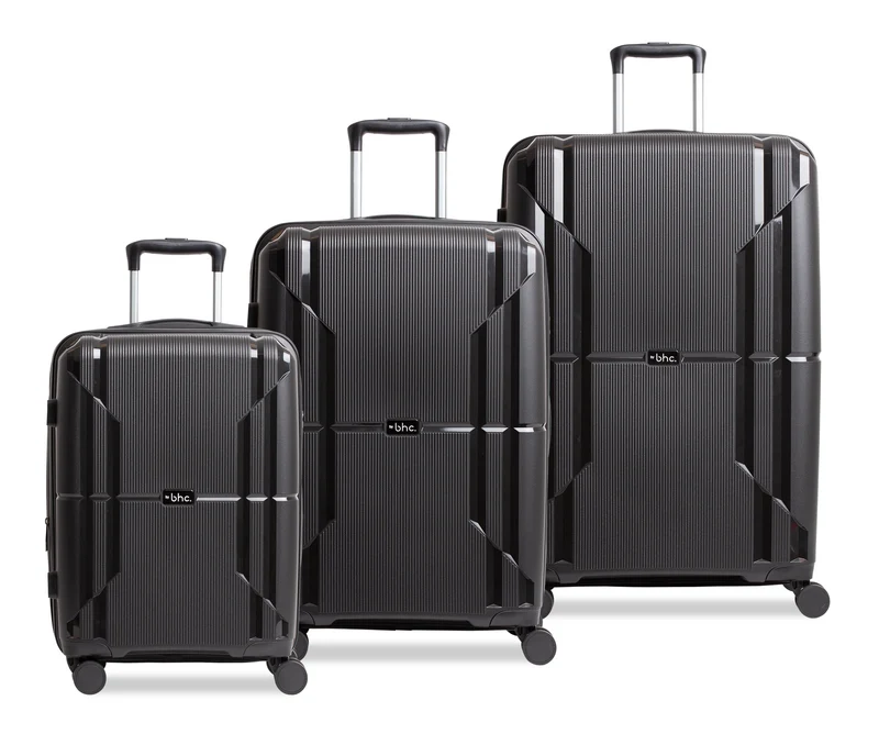 BHC PP Luggage Ibiza 3-set Black
