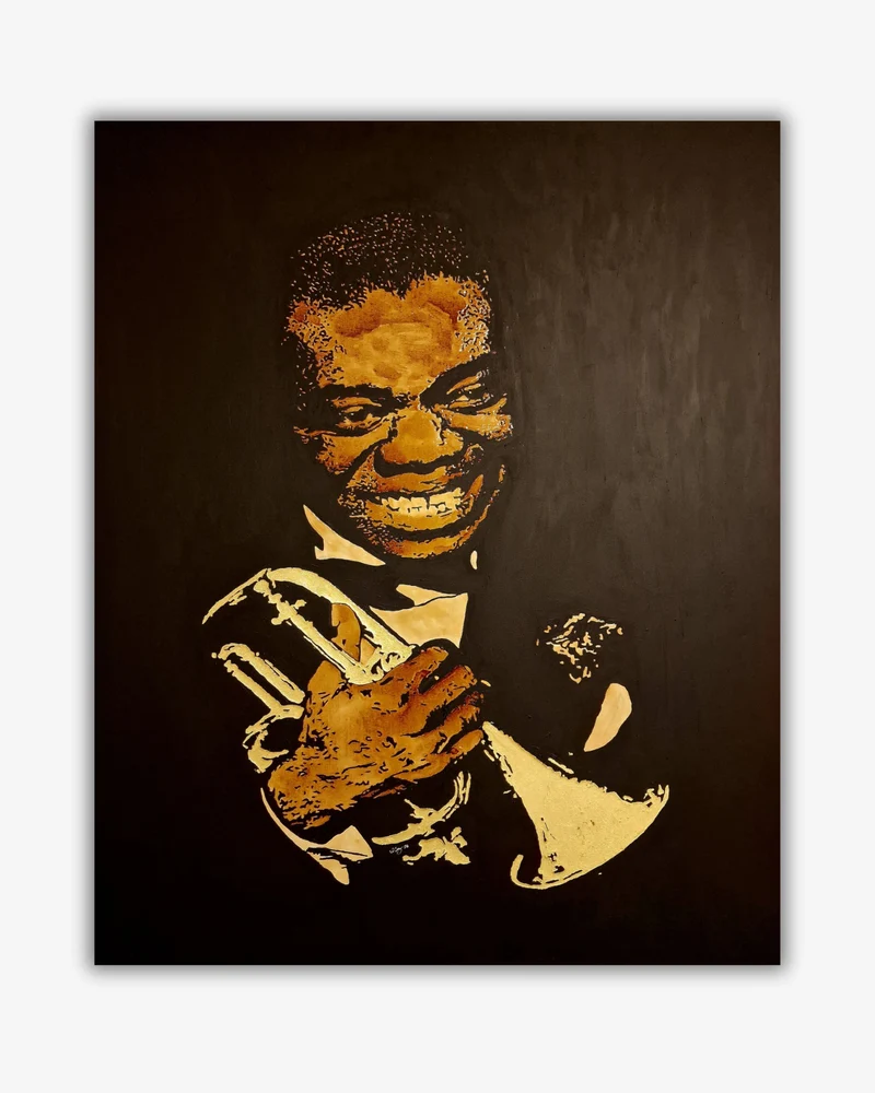 Louis Armstrong - Tribute in coffee Original
