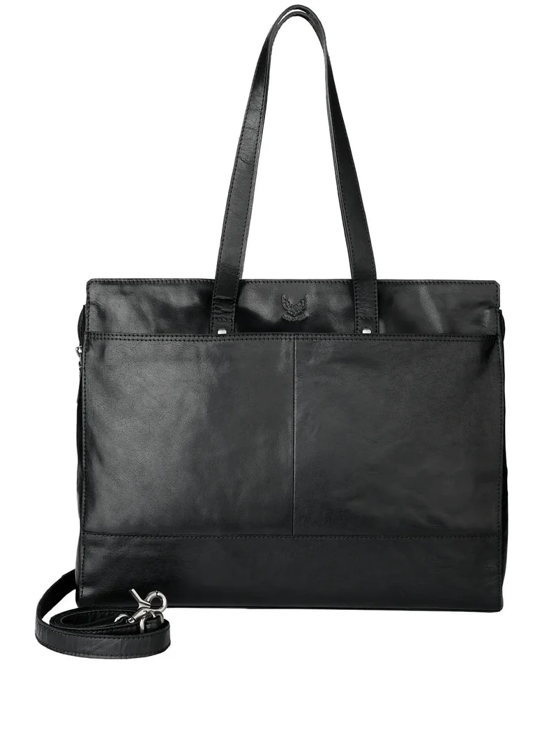 Rise of Rosa Genuine Leather Madeleine Working Shopper Black