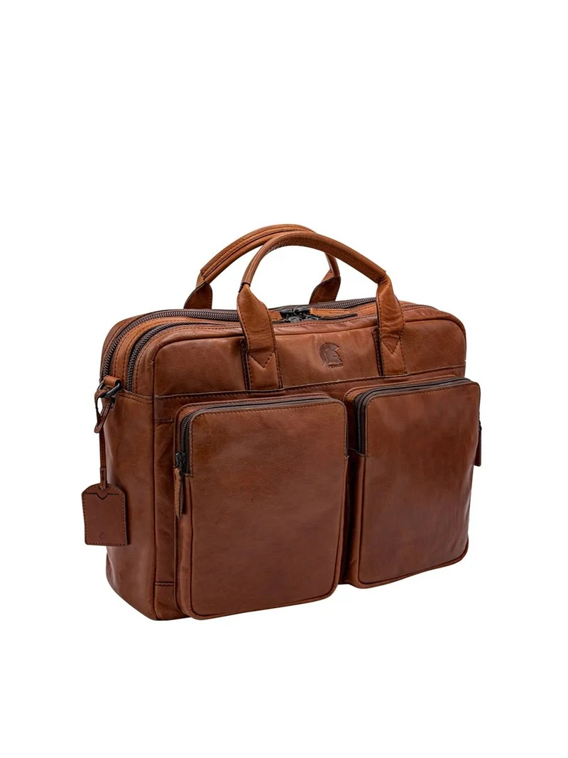 Pylos59 Genuine Leather Michael 15´ Laptop Bag Maple´