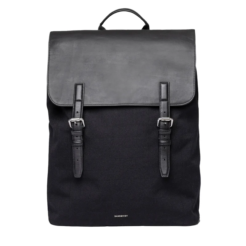 Leather Lid Backpack 16"