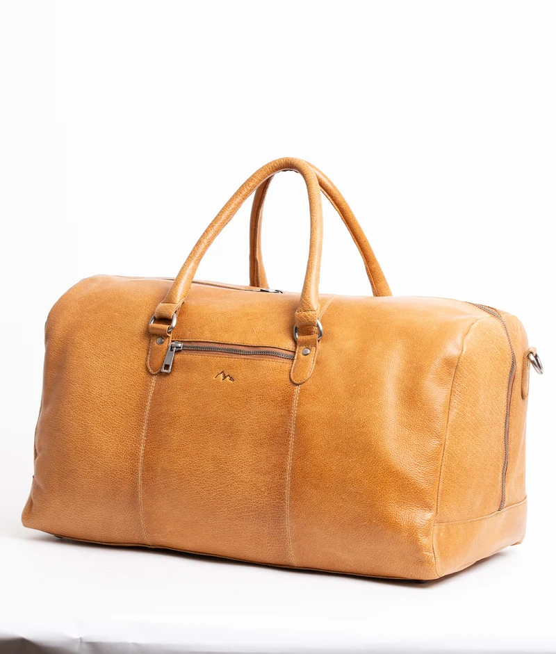 BHC Tiramisu Leather Weekendbag Camel