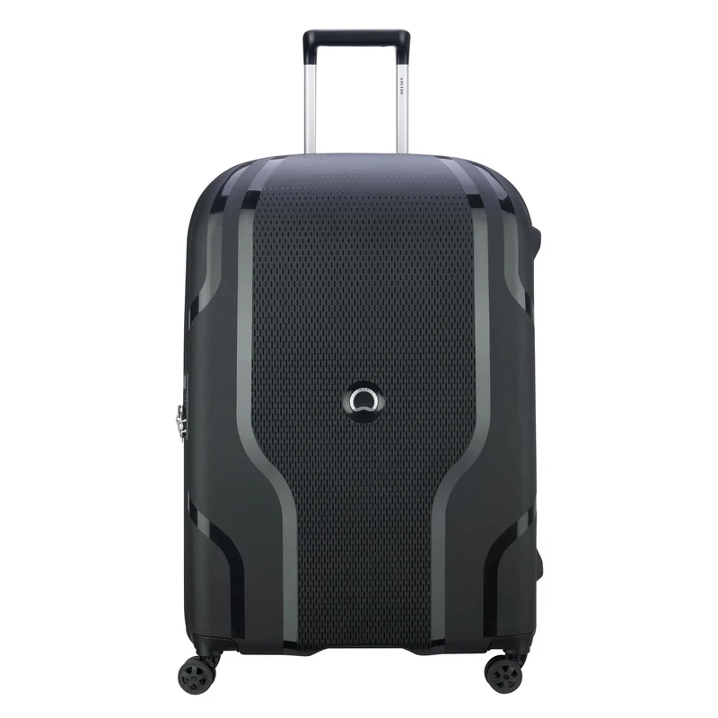 Delsey CLAVEL 76 CM 4DW EXP TROLLEY CASE BLACK