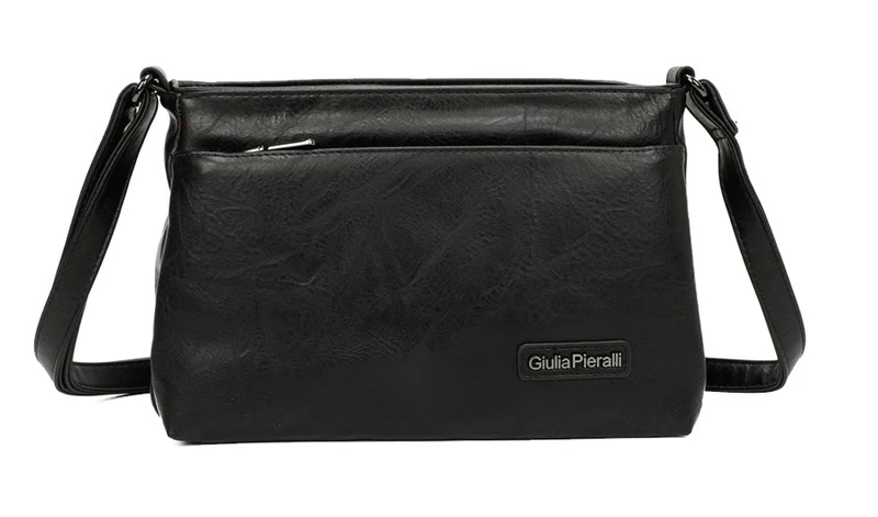 Giulia Pieralli Classic Wide Shoulderbag Black