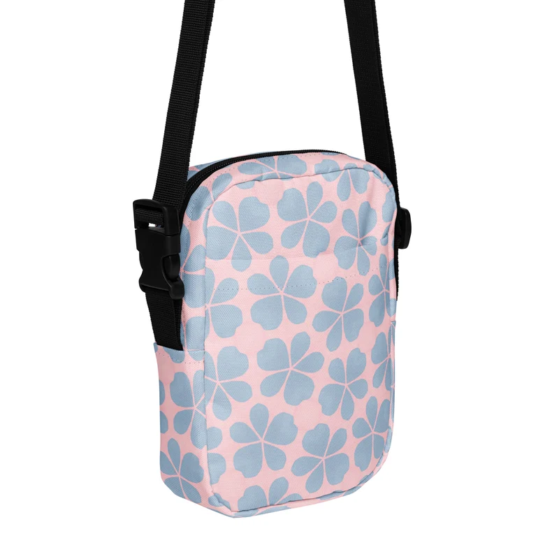 Crossbody väska Piff Blåblom