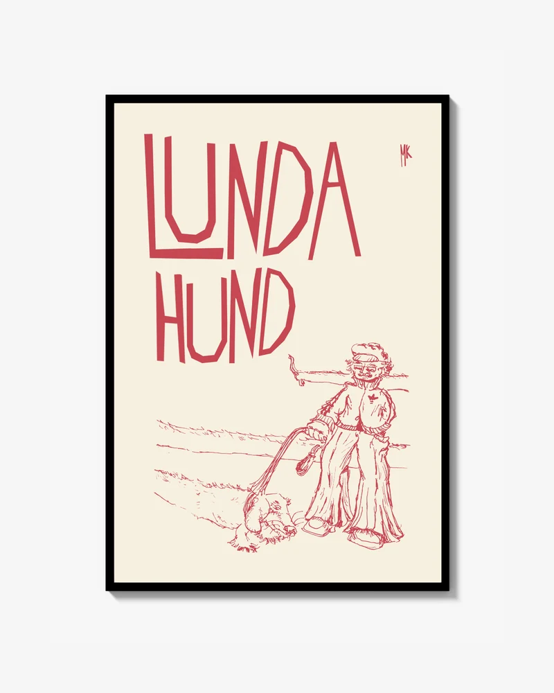 Lundahund 'the red one' Poster