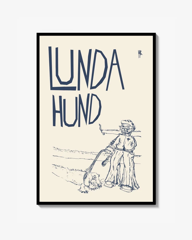 Lundahund 'the blue one' Poster