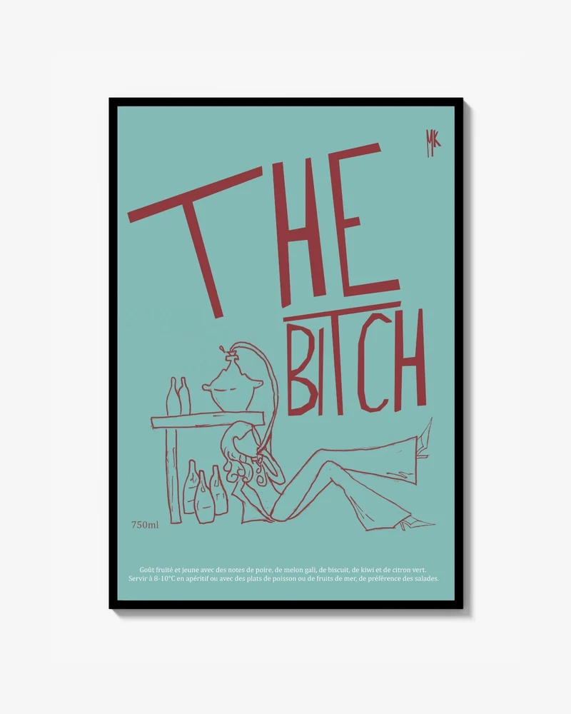 The Bitch 'the blue one' Poster