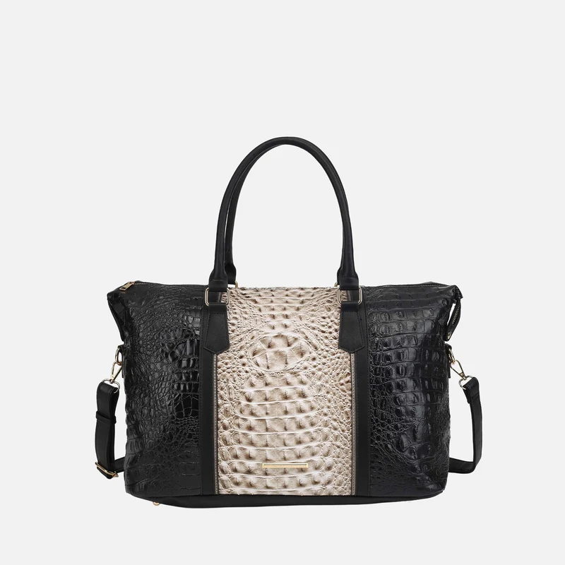 Raven Croc Embossed Duffel Bag