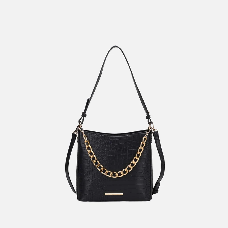 Bizzy Embossed Shoulder Bag