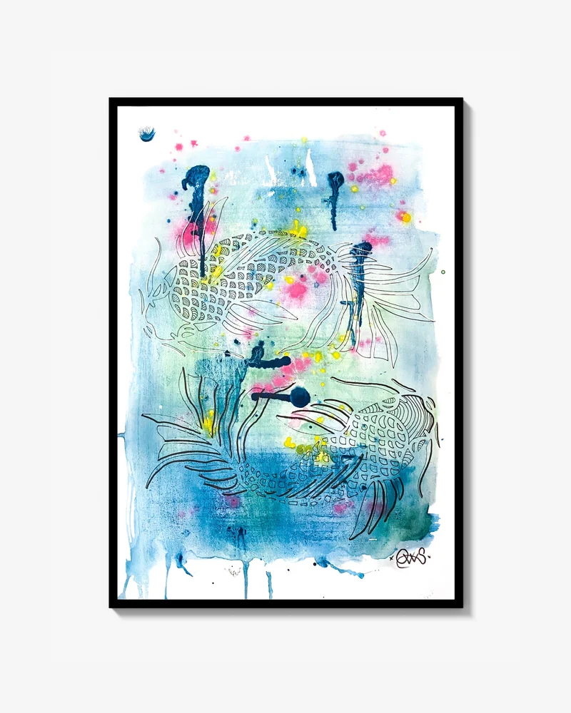 Deep water whispers Print