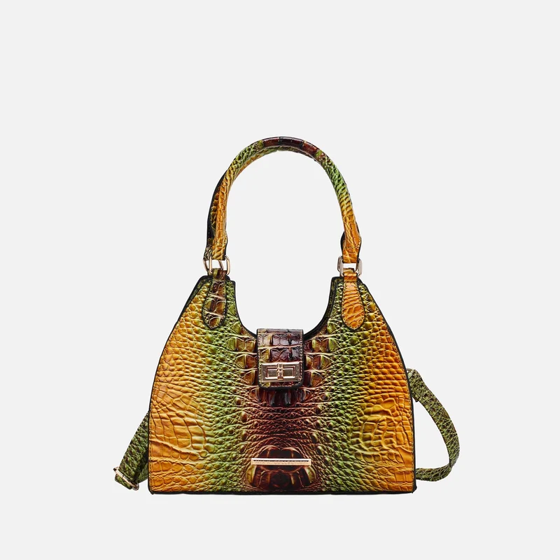 Ava Gradient Croc Tote Bag