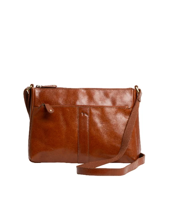 BHC Classic Leather Shoulderbag Cognac