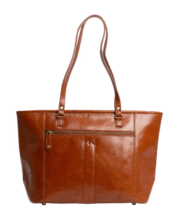 BHC Classic Leather Shopper Cognac