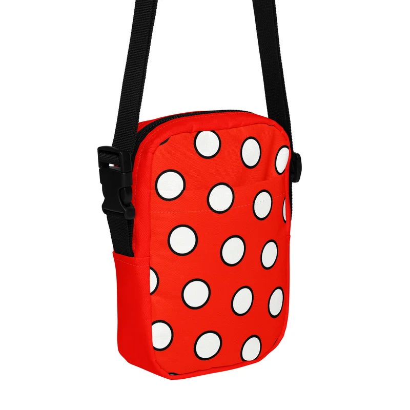 Crossbody Väska Piet Prickig röd